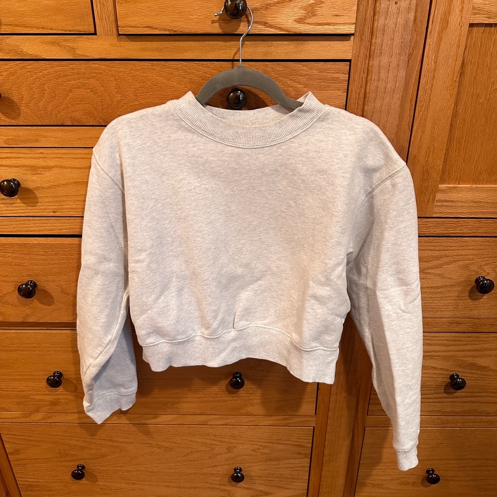 Aritzia TNA Cozy AF Fleece Sweatshirt